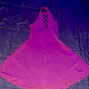 A light pink purple color dress